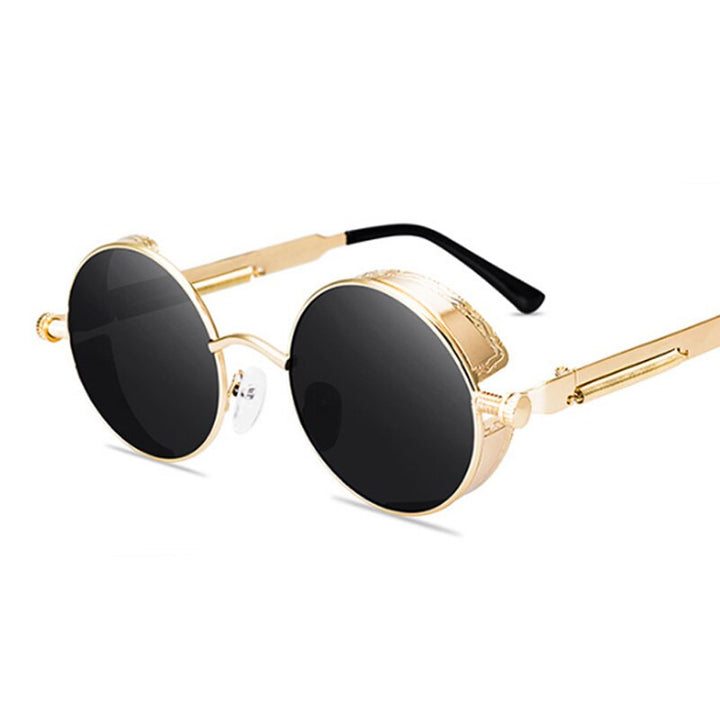 Round Sunglasses Man Woman Sport Brand Fashion Designer Sun Glasses Male Female Gothic Steampunk Oculos De Sol Masculinos