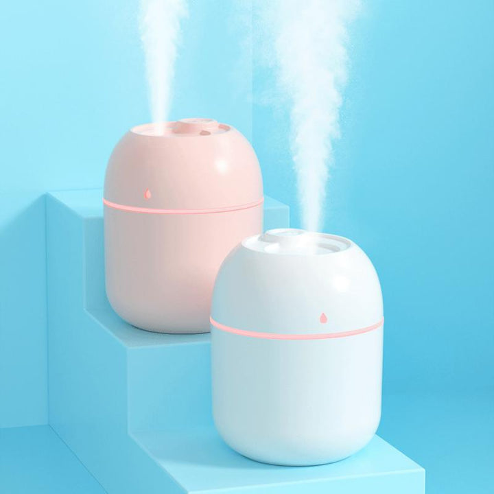 220ML Air Humidifier Ultrasonic Mini Car Aroma Diffuser Portable USB Essential Oils Purifiers LED Lamp Home Fragrance Products