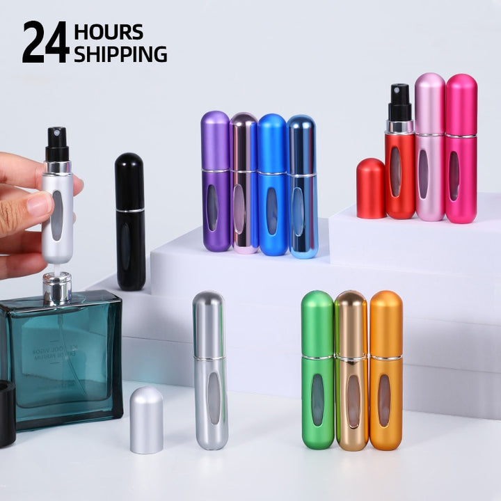 5/8ml Portable Mini Refillable Perfume Atomizer Aluminum Perfume Bottle Portable Perfume Spray Bottle Travel Parfume Mini Bottle