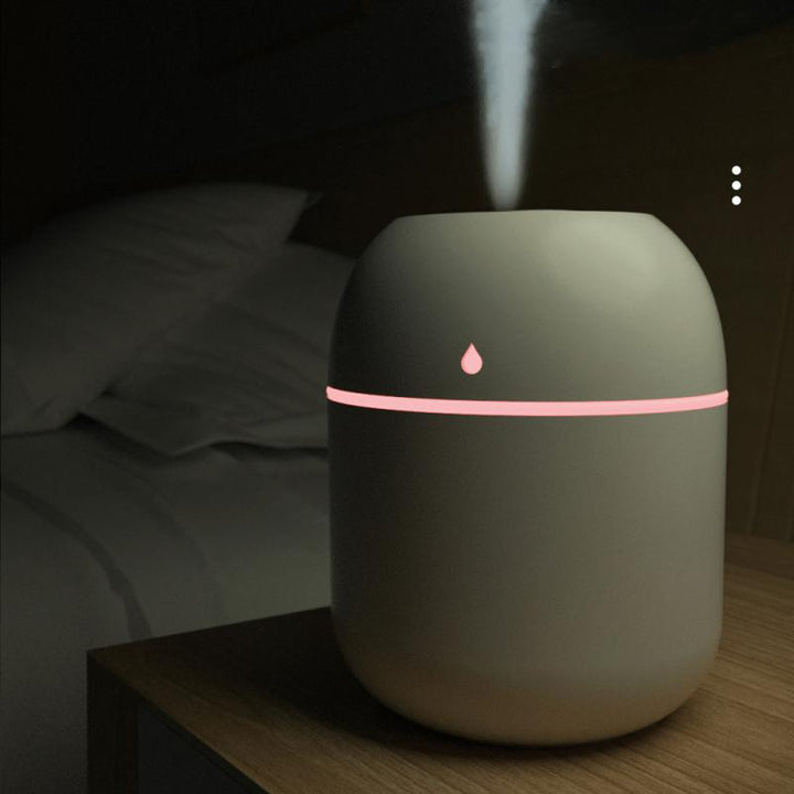 220ML Air Humidifier Ultrasonic Mini Car Aroma Diffuser Portable USB Essential Oils Purifiers LED Lamp Home Fragrance Products