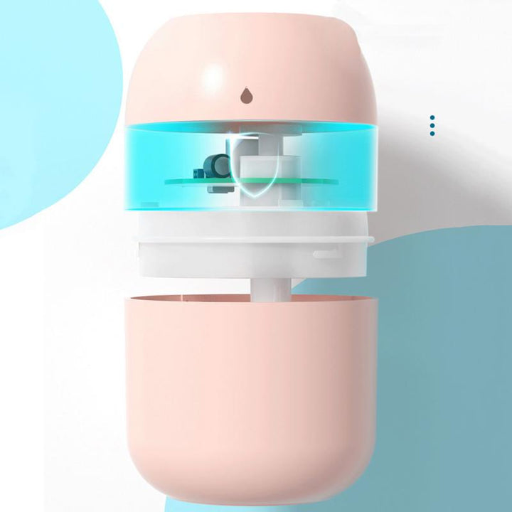 220ML Air Humidifier Ultrasonic Mini Car Aroma Diffuser Portable USB Essential Oils Purifiers LED Lamp Home Fragrance Products